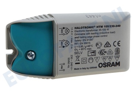 Maytag 4050300442334 Osram Halogeentrafo HTM105/230-240V Halotronic