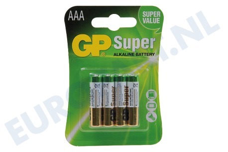 GP 03024AC4 LR03 Super Alkaline AAA