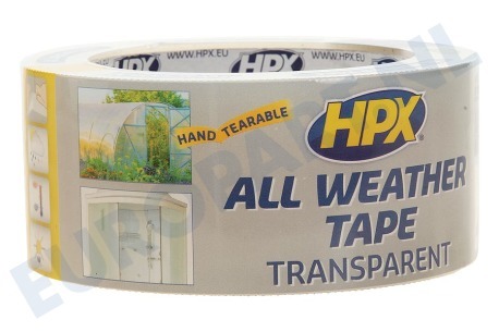 HPX AT4825 All Weather Tape Transparant 48mm x 25m