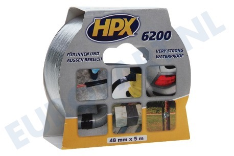 HPX CB5005 6200 Pantsertape Repair Zilver 48mm x 5m