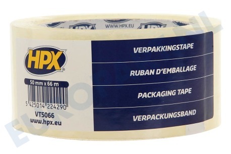 HPX VT5066 VT5066 Verpakkingstape Transparant 50mm x 66m