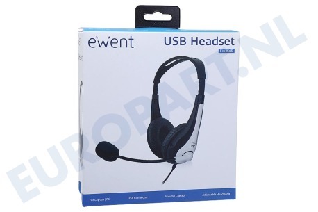 Ewent EW3565 USB Headset met Microfoon en Volumeregeling
