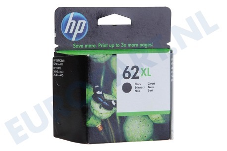 HP Hewlett-Packard HP-C2P05AE HP 62 XL Black Inktcartridge No. 62 XL Black