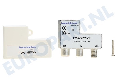 Braun Telecom A160030 POA 3 IEC-NL Verdeel element Radio-TV-modem verdeler