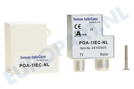 Braun Telecom A160032 POA 1 IEC-NL Verdeel element Push on verdeler