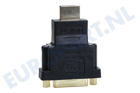 Easyfiks Verloopstekker, HDMI A Male - DVI Female