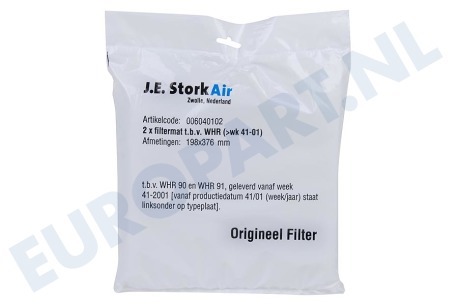 StorkAir 006040102 Filter Schuiffilter