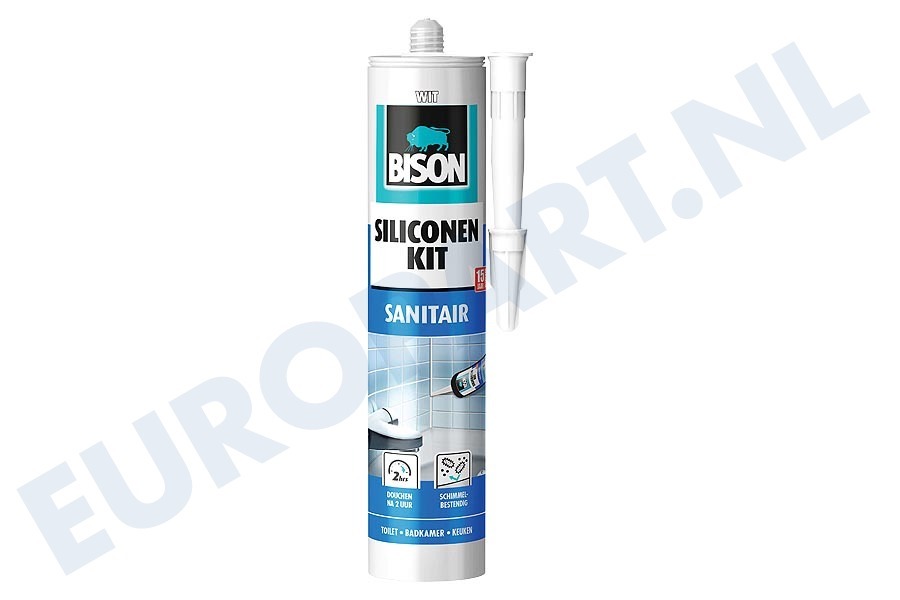 Universeel 1491325 Siliconenkit BISON -sanitair wit-