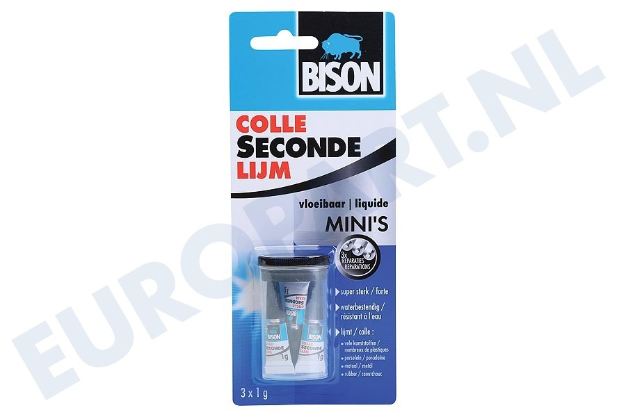 Bison 6301451 Secondelijm Mini's