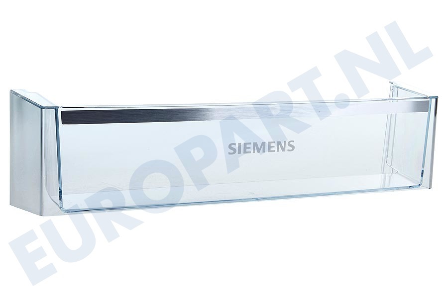 Siemens Koelkast 11025150 705188, 00705188 Flessenrek Transparant, 460x114x120mm