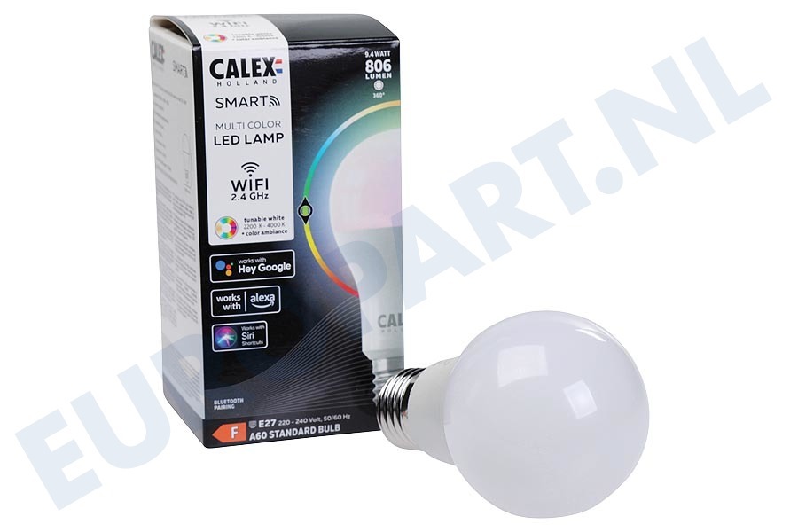 Calex 429004 Smart LED Standaardlamp E27 SMD RGB Dimbaar