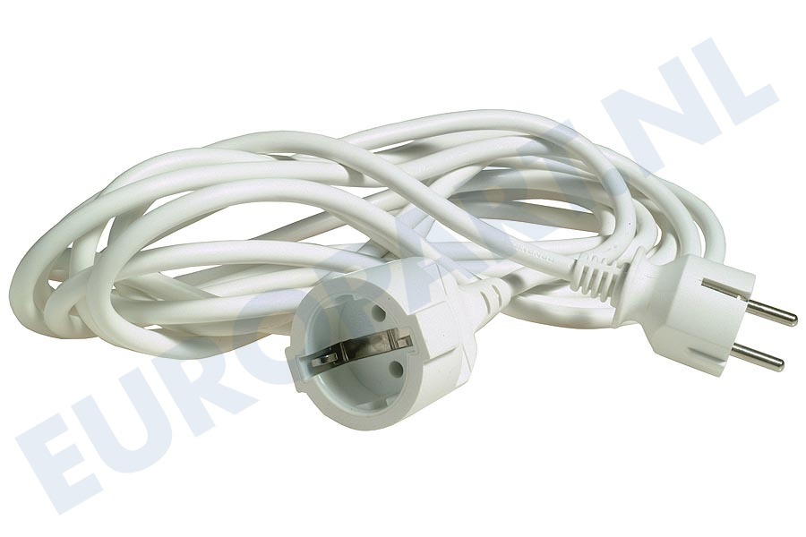 Universeel 5520424 Snoer 3x1.5mm2 2.5A wit RA 5M