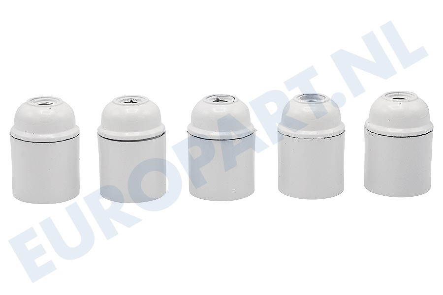 Universeel 54360 Lamphouder Glad wit E27