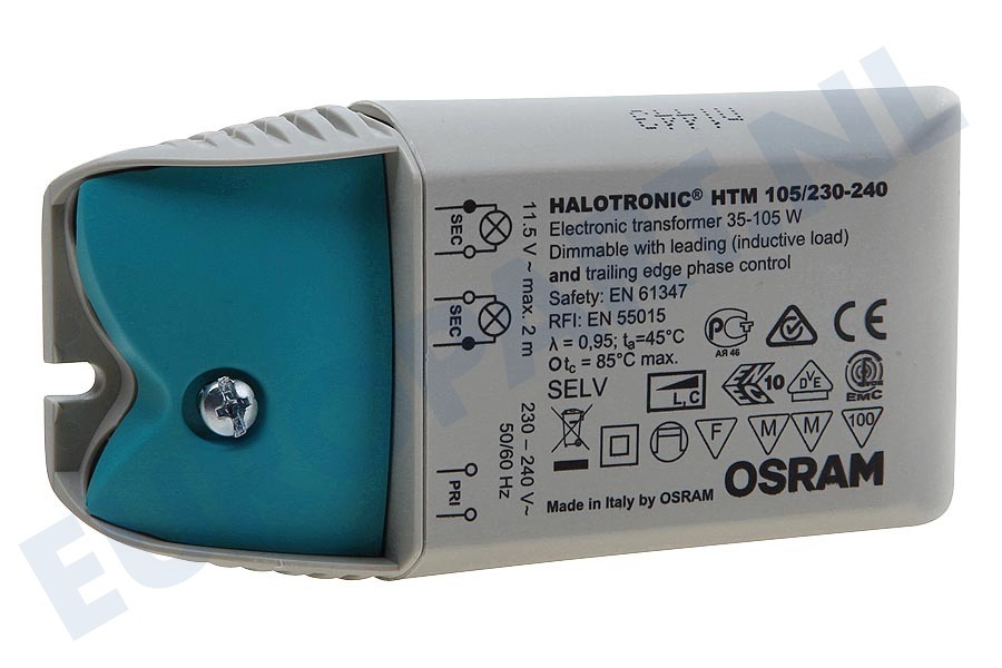 Maytag 4050300442334 Osram Halogeentrafo HTM105/230-240V Halotronic