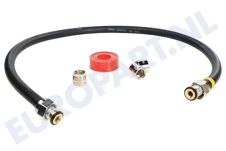 Easyfiks SM2571 Gasslang Aansluit set compleet 100 cm voor los staande apparaten