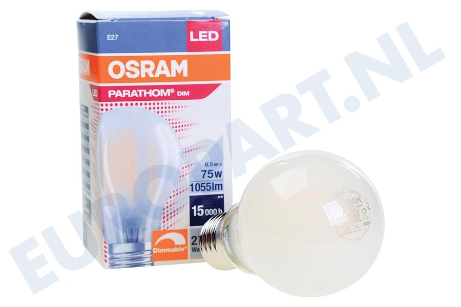 Osram 4058075287600 Parathom Retrofit Classic A60 Mat Dimbaar E27 8.5W