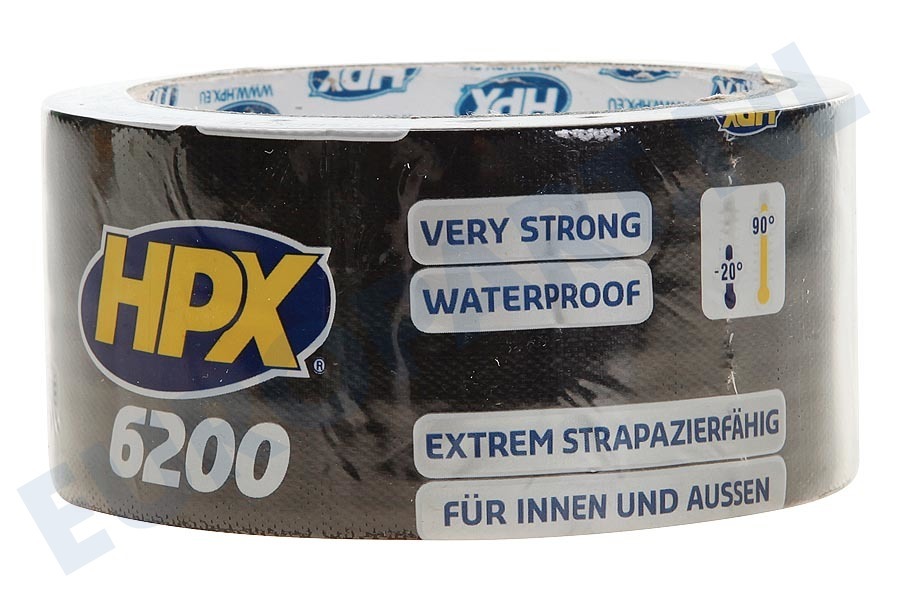 HPX CB5010 6200 Pantsertape Repair Zwart 48mm x 10m