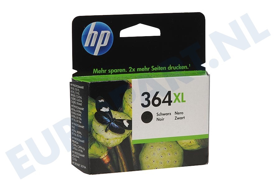 HP Hewlett-Packard HP printer HP-CN684EE HP 364 Xl Black Inktcartridge No. 364 XL Black