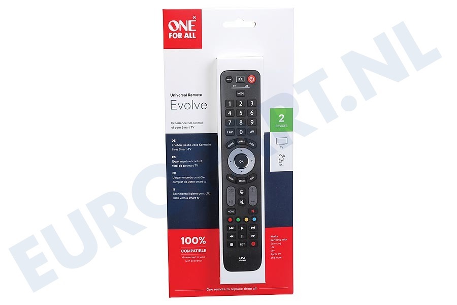 One For All URC7125 URC 7125 One for all Evolve 2