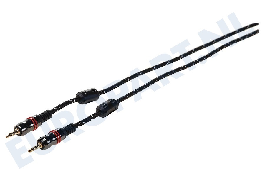 BlackBerry BMM201 Jack Kabel 2x 3.5mm Stereo Male, 1.5 meter, Verguld