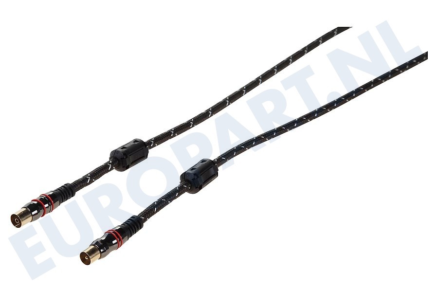 Masterfiks BMM506 Antenne Kabel Coax, IEC Male en Female, 1.5 Meter, recht