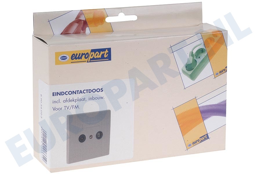 Wisi Contactdoos Eindcontactdoos+afdekplaa