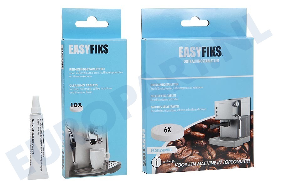 Easyfiks Reiniger Onderhoudspakket koffie