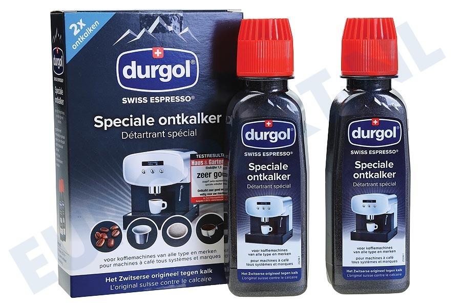 Durgol 7610243006047 Swiss Espresso speciale ontkalker 2x 125ml