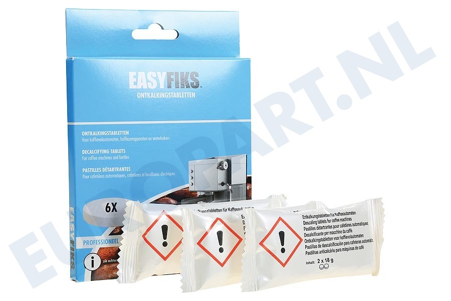 Easyfiks Koffiezetapparaat 311556 Ontkalker Tabletten