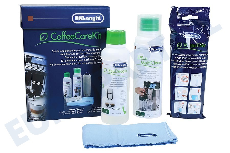 DeLonghi Koffiezetapparaat 5513292831 Reinigingsset Ontkalker en reiniger