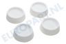 WPRO 484000008531 SKA202 Wpro Trillingsdempers Wit 4 stuks