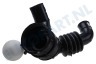 Ariston Wasmachine 92174, C00092174 Slang kuip filter Met kogel -5 ribbels-