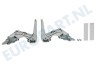 Bosch Koelkast 481147, 00481147 Scharnier metaal, set 2 stuks
