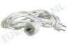 Universeel 5520424 Snoer 3x1.5mm2 2.5A wit RA 5M