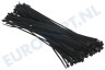 Elektra 006662 Bundelbandjes 200x3.6 mm zwart