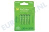 GP 12085AAAHCE-C4 LR03 ReCyko+ AAA 850 - 4 oplaadbare batterijen