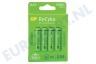 GP 120130AAHCE-C4 LR6 ReCyko+ AA 1300 - 4 oplaadbare batterijen