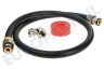 Easyfiks SM2068 Gasslang Aansluit set compleet 100 cm voor los staande apparaten