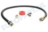 Easyfiks SM2571 Gasslang Aansluit set compleet 100 cm voor los staande apparaten