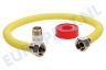 Easyfiks SM1076 Gasslang Aansluit set compleet 60cm voor inbouw apparatuur