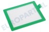Electrolux Stofzuiger EF17 9092880526 Filter Micro EF17 -cassette dun