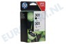 HP Hewlett-Packard HP printer HP-N9J72AE HP 301 Combi Black + Color N9J72AE