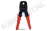 Easyfiks BME809 Krimptang RJ10, RJ11, RJ45 Metaal