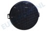 WPRO Afzuigkap 484000008579 CHF210/1 Filter koolstof -rond- bajonet