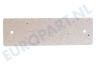 Brastemp Oven-Magnetron 480120100672 Micaplaat 126x39mm met 2 gaatjes