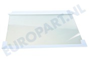 Zanker 2251531063 Koelkast Glasplaat Glasplaat incl. strips geschikt voor o.a. ZI9225A, ZI2404, ERO2286, ZI9218FFA