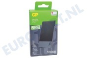 GP 130M10BGREY MP10B  Powerbank M2 Serie 10.000mAh Grijs geschikt voor o.a. 10.000mAh, USB-A, USB-C