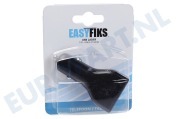 Easyfiks 50042876 USB oplader 12V 4,8A/5V 4-poort zwart geschikt voor o.a. Universeel USB