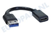 Spez SM2822  Adapter USB A male naar USB C female geschikt voor o.a. Universeel USB Type C