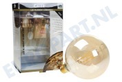 Calex  425484 Calex LED volglas LangFilament Globelamp 4W 320lm E27 geschikt voor o.a. E27 G125 Dimbaar